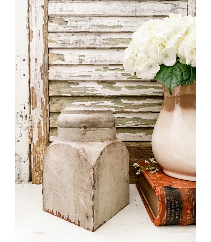 Vintage Architectural Salvage - Chunky/Solid Gray Column